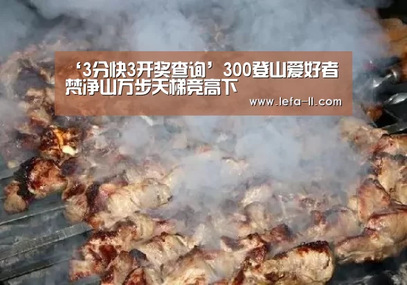 ‘3分快3开奖查询’300登山爱好者梵净山万步天梯竞高下(图1) 3分快3走势分析